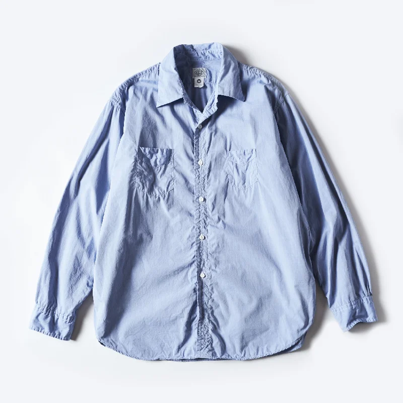 Easy-Going Button-Down Shirt for Casual Days-#3220W-FCW2 NEUTRA 5-W : feather chambray W-ply blue