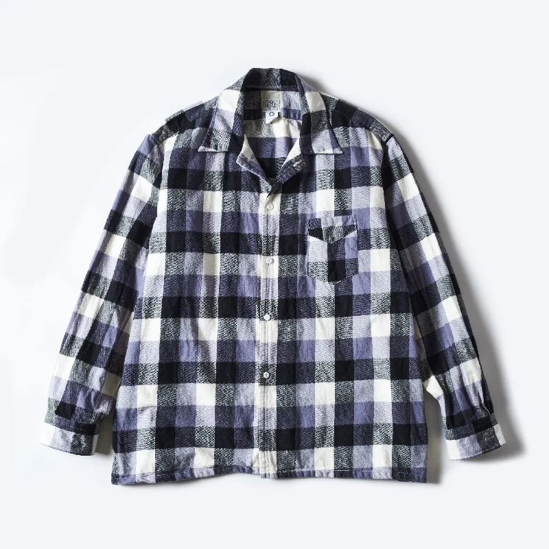 Polished Blue Button-Down Shirt for Timeless Look-#3221-FP3 NEUTRA 6 : flannel plaid lavender