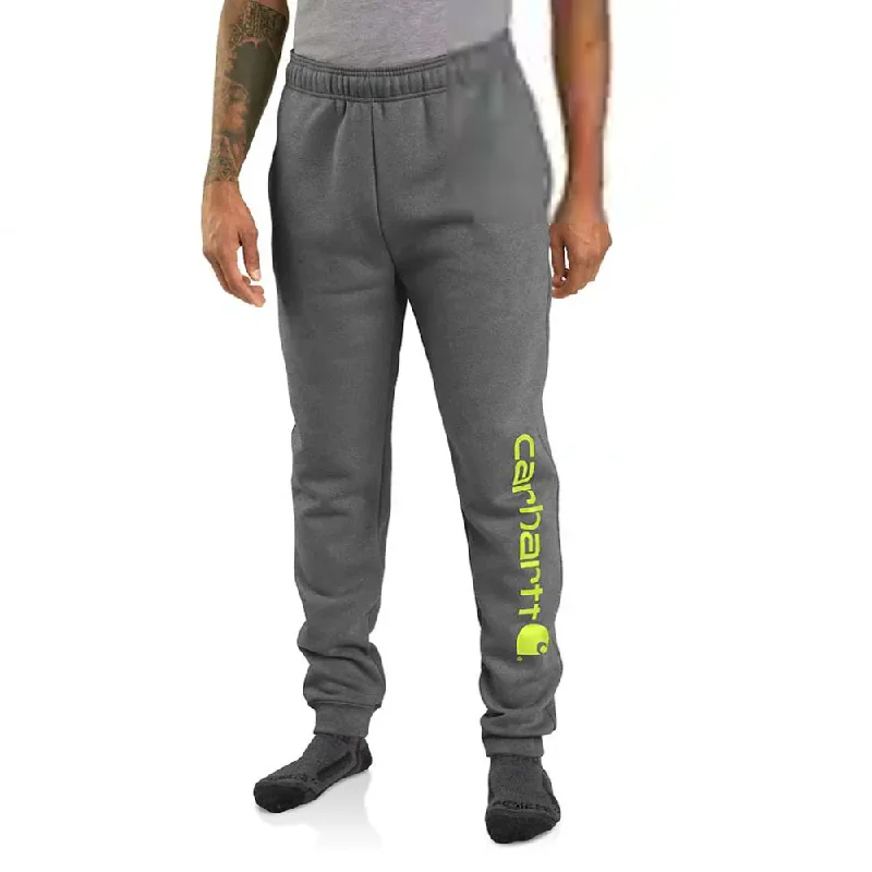 Slim-Fit Dress Pants for Professional Style-Carhartt 105899 Relaxed Fit Midweight Tapered Graphic Sweatpant Jogger