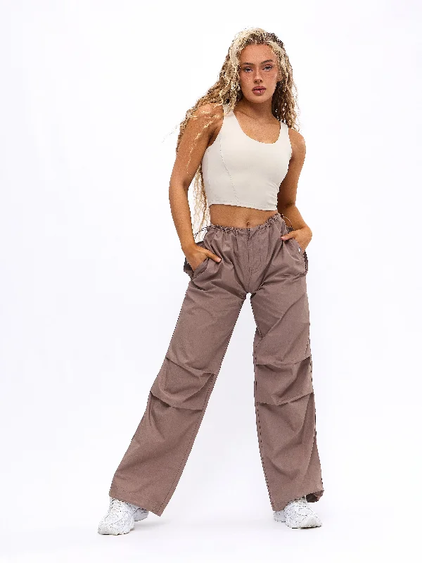 Fashionable Statement Pants for Bold Trends-Adventure Cargo Pant - Chai Latte