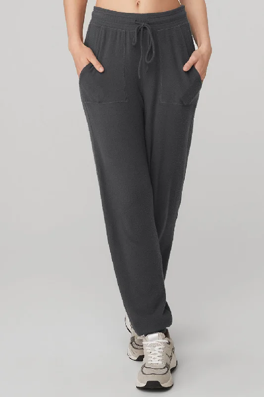 Lightweight Capri Pants for Casual Summer Wear-Soho Sweatpant - Anthracite