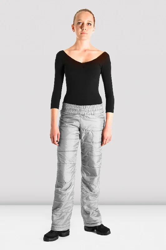 Soft Velvet Pants for Elegant Comfort-Adult Reversible Warm Up Pant