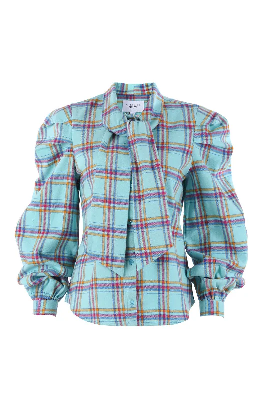 Classic Striped Button-Down Shirt for Timeless Style-The Long Sleeve French Bow Shirt