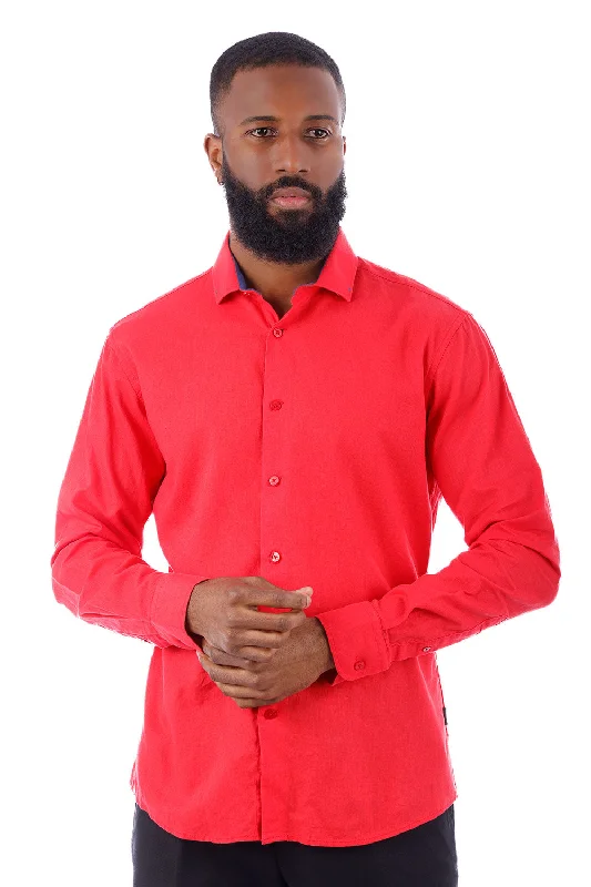 Relaxed Casual Button-Down Shirt for Weekend Comfort-Mores Custom Long Sleeve Shirt