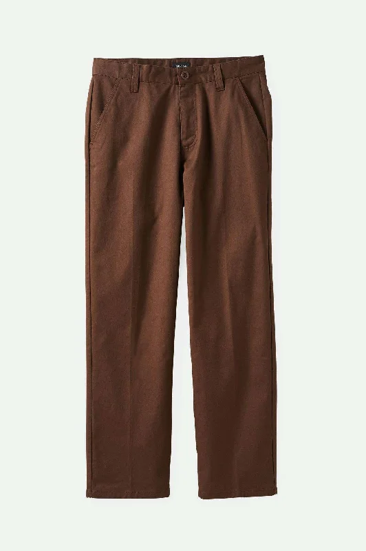 Sporty Track Pants for Active Lifestyles-Choice Chino Relaxed Pant - Pinecone Brown