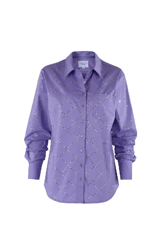 Vintage-Inspired Button-Down Shirt for Retro Appeal-The Paula Shirt