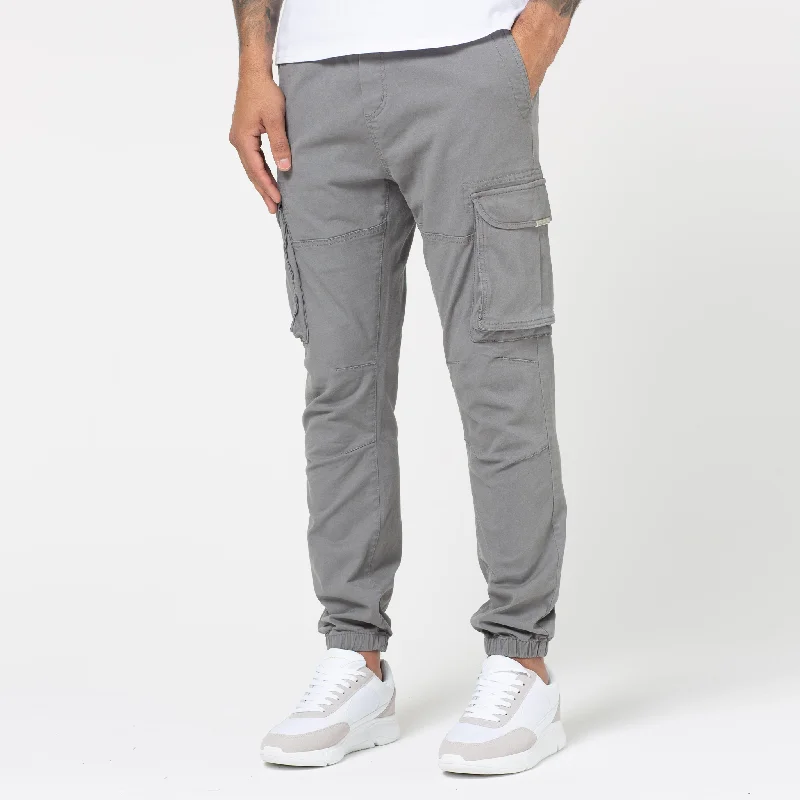 Comfortable Hiking Pants for Long Treks-Classic Cargo Pant | Grey