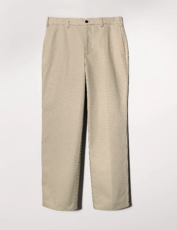 Versatile Khaki Pants for Casual and Formal Wear-BKT36 Straight Leg Pant in Cotton Cavalry Twill - Sand