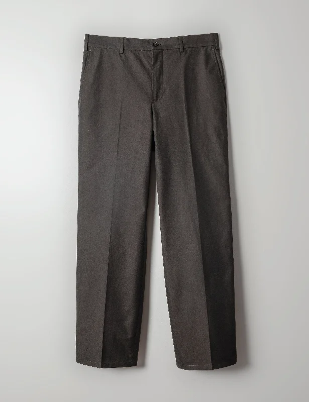 Relaxed Fit Denim Pants for Easygoing Looks-BKT36 Straight Leg Pant in Cotton Twill - Char