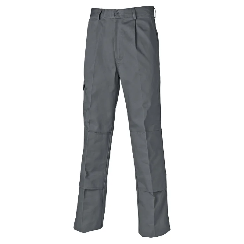 Warm Woolen Pants for Cozy Winter Days-Dickies Redhawk Super Work Trousers Combat Cargo Pant Grey (WD884)