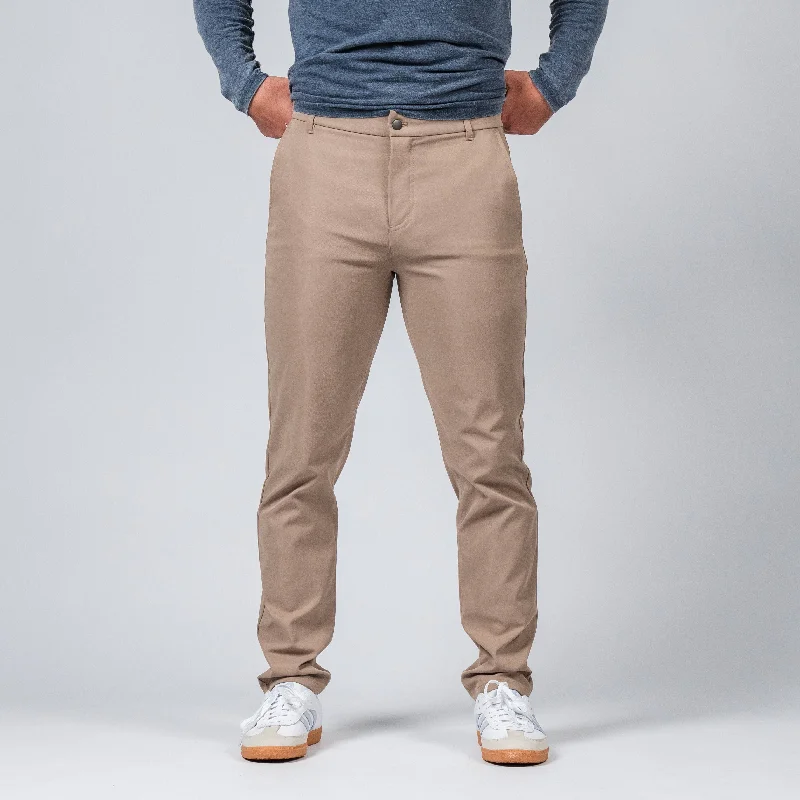 Stylish Cropped Cargo Pants for a Trendy Twist-Daily Chino Pant (Stretch) - Mojave