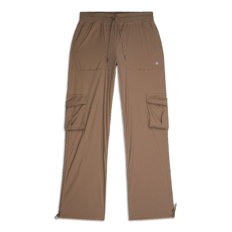 Stylish Cargo Pants for Trendy Looks-Dance Studio Relaxed-Fit Mid-Rise Cargo Pant - Resale