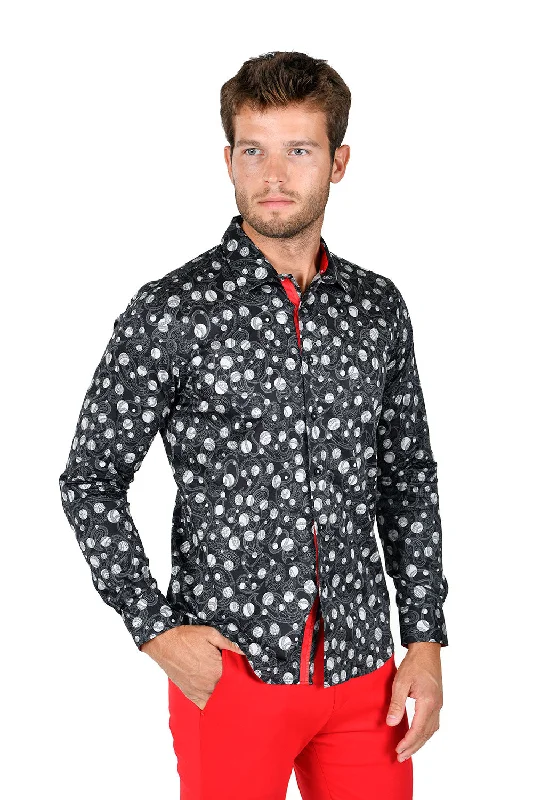 Button-Down Shirt with Hidden Buttons for Sleek Design-Tough Opinion Long Sleeve Shirt