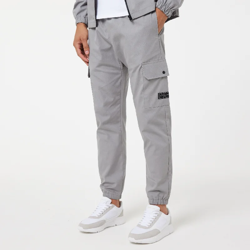 Versatile Khaki Pants for Casual and Formal Wear-Utility Cargo Pant | Ice Grey