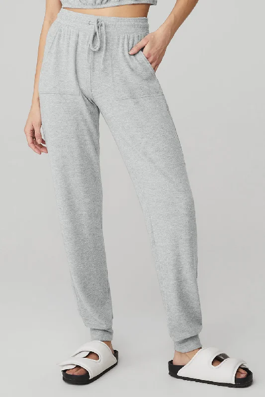 Comfortable Sweatpants for Lounging at Home-Soho Sweatpant - Athletic Heather Grey