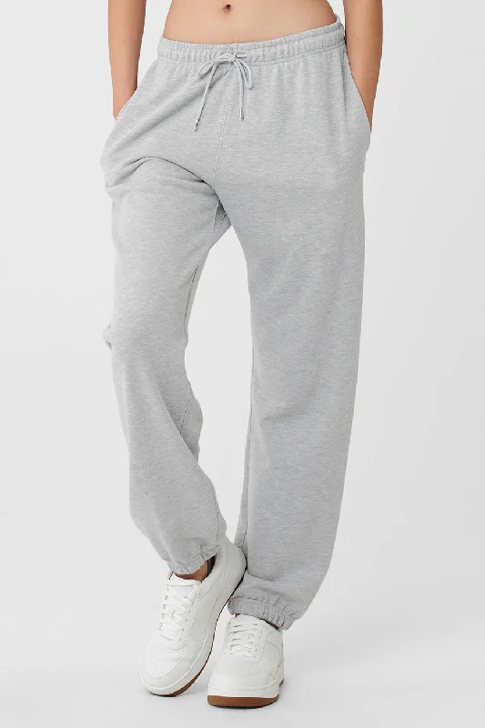 Versatile Cargo Pants for Utility and Style-Chill Sweatpant - Athletic Heather Grey