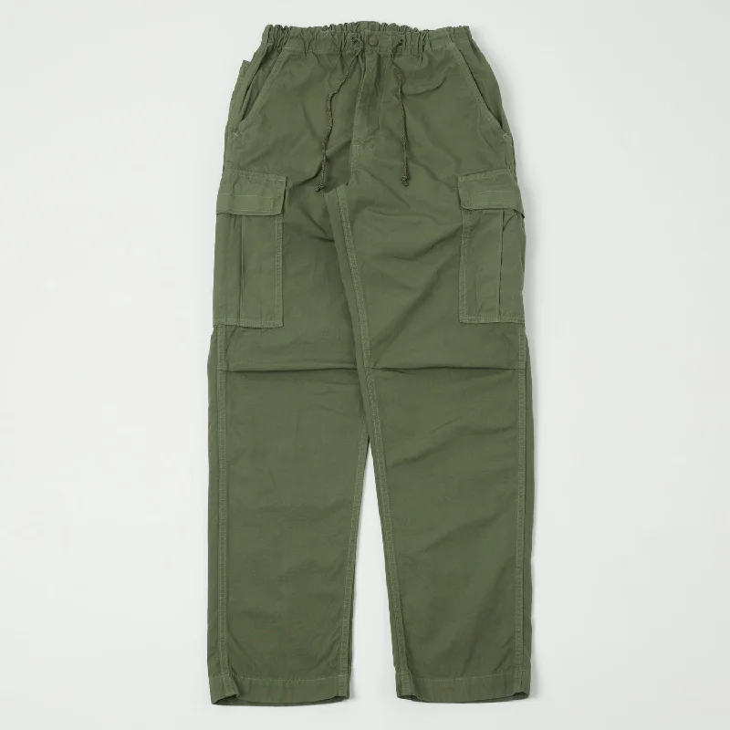 Casual Jogger Pants for Relaxed Outfits-orSlow Easy Cargo Pant - Army Green