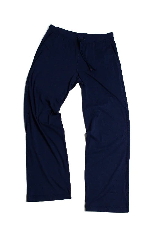 Bold Printed Pants for Unique Fashion-100% Peruvian Pima Cotton Replenishment Pant - Navy