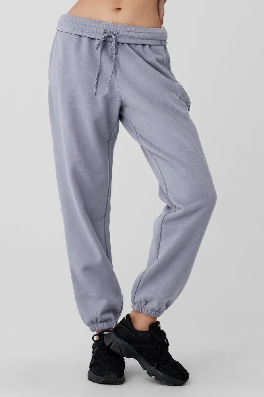 Classic Chino Pants for Casual Looks-Cuffed Renown Heavy Weight Sweatpant - Fog