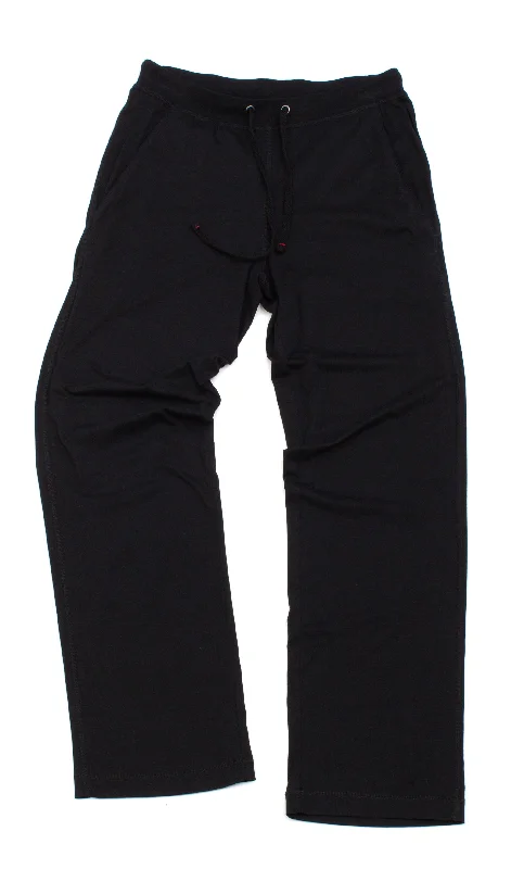 Comfortable Bootcut Jeans for Everyday Wear-100% Peruvian Pima Cotton Replenishment Pant - Black