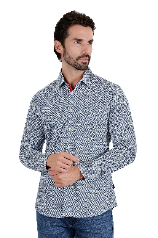 Custom-Printed Button-Down Shirt for Unique Style-Delightful Flash Long Sleeve Shirt