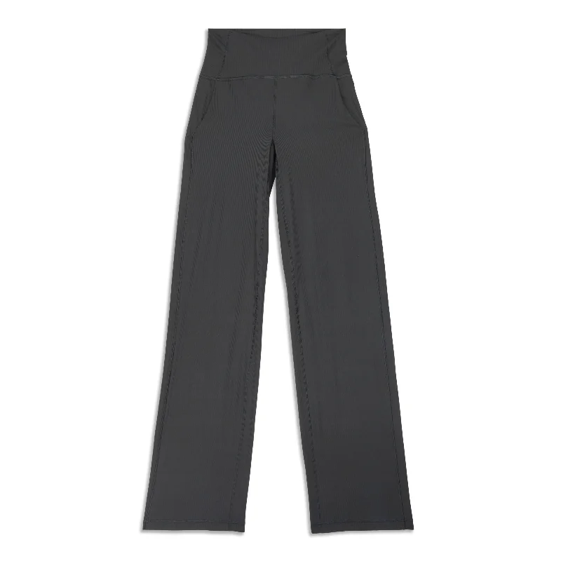 Comfortable Capri Pants for a Casual Day Out-lululemon Align™ High-Rise Ribbed Wide-Leg Pant - Resale