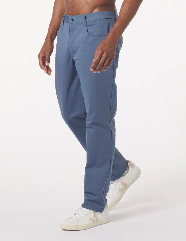 Fashionable Bootcut Pants for Retro Style-Commuter Pant: Washed Blue