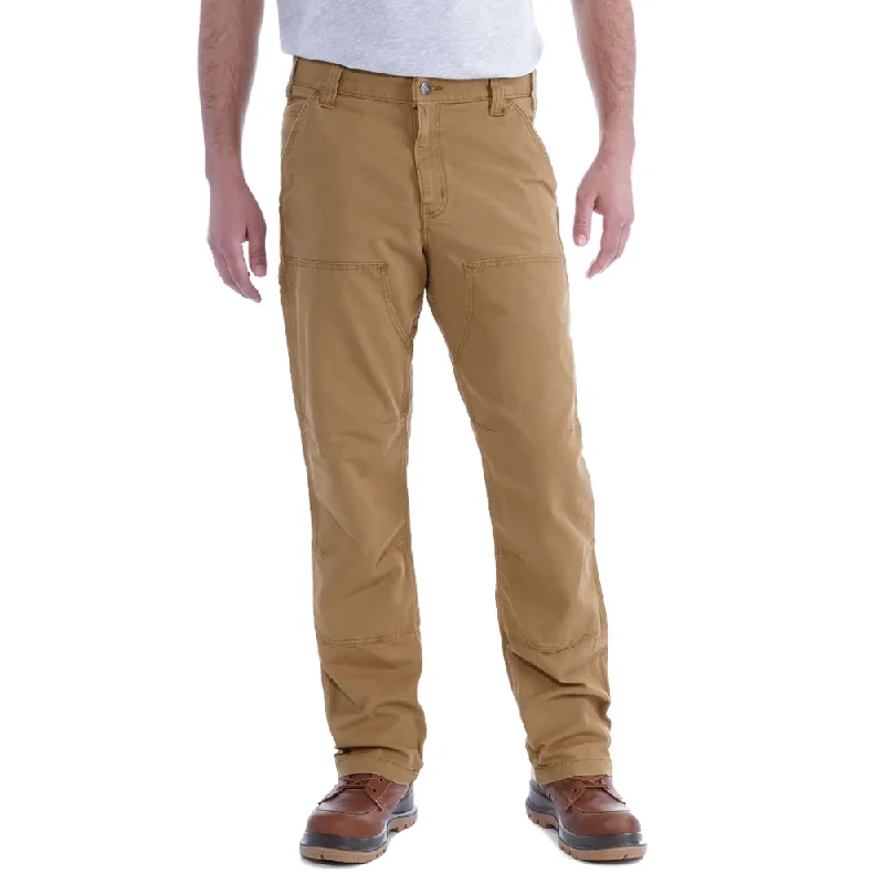 Fashionable Plaid Pants for a Classic Touch-Carhartt 102802 Rugged Flex Relaxed Fit Canvas Double Front Utility Work Pant Trouser