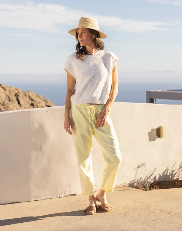 Trendy Acid Wash Pants for a Vintage Look-Zoe Twill Pant: Light Limeade