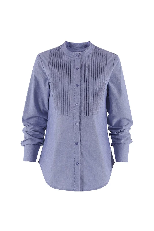 Stylish Grey Button-Down Shirt for Versatile Wear-The Tuxedo Shirt