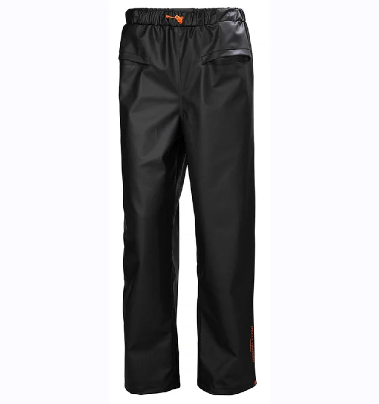 Comfortable Fleece Pants for Cold Weather Activities-Helly Hansen 70484 Gale Rain Construction Pant Trouser