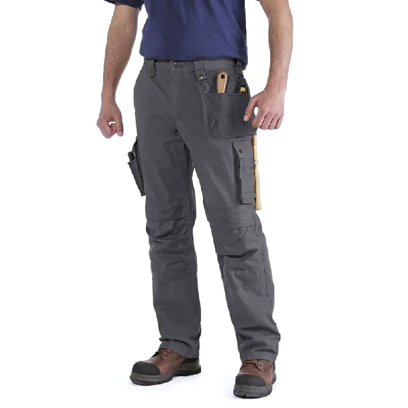 Stretchy Yoga Pants for Flexibility and Comfort-Carhartt 100233 Multi Pocket Ripstop Pant Work Trouser GRAVEL