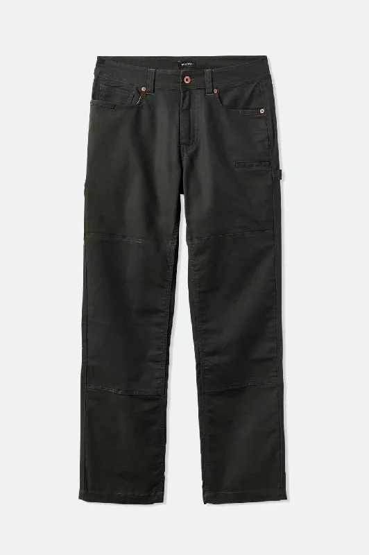 Classic Denim Jeans for Everyday Wear-Builders Carpenter Stretch Pant - Washed Black