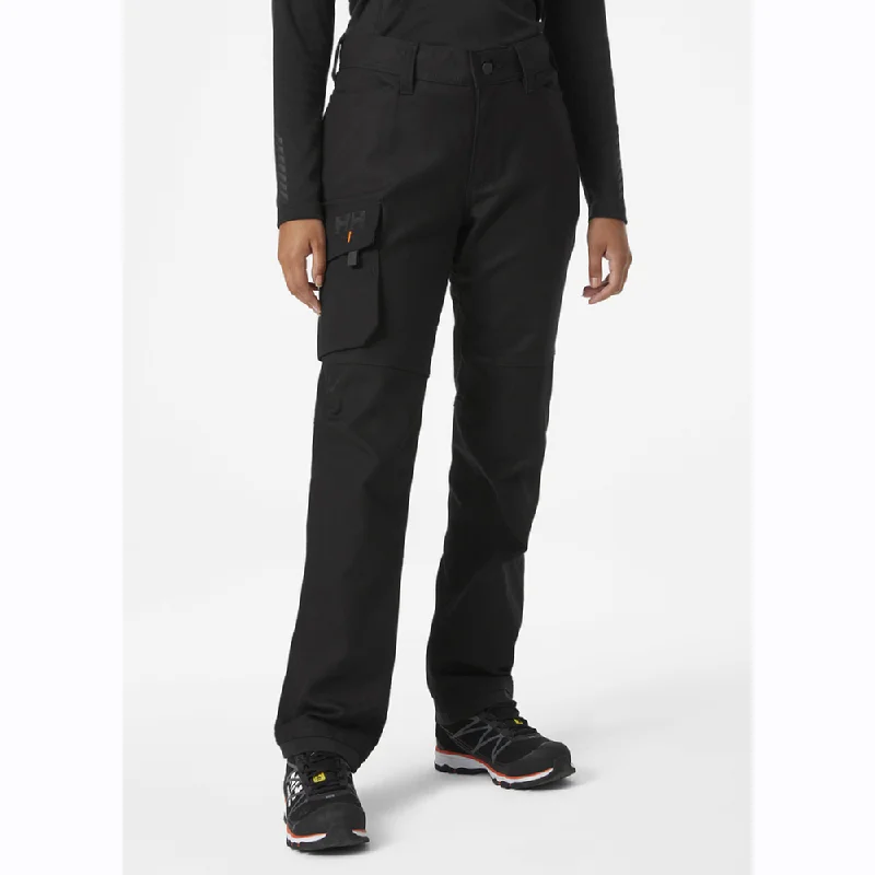 Professional Tailored Pants for Office Wear-Helly Hansen 77480 Women's Luna 2-Way Stetch Cargo Service Pant Trouser