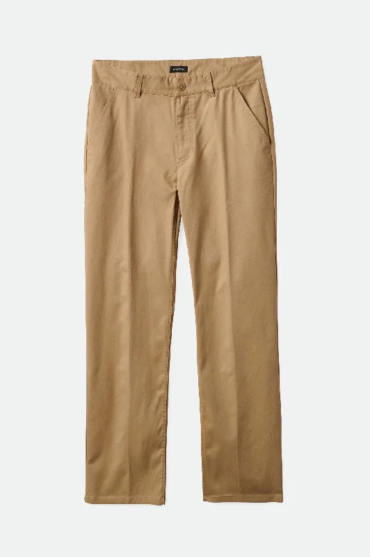 Stylish Cropped Cargo Pants for a Trendy Twist-Choice Chino Relaxed Pant - Sand