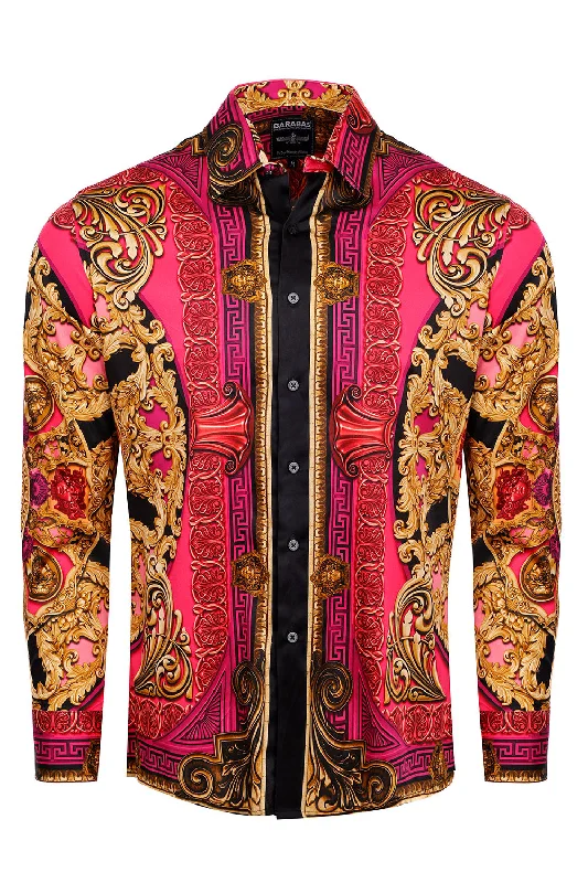 Premium Linen Button-Down Shirt for Luxe Comfort-Flamboyant Trend Rhinestone Long Sleeve Shirt