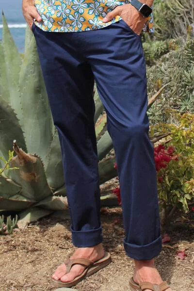 Comfortable Office Pants for Everyday Workwear-HCS23199 Sanibel Pant navy