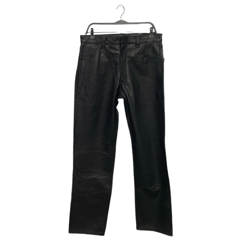 Casual Drawstring Pants for Easygoing Comfort-A BATHING APE/POST OVERALLS/Straight Pants/L/Leather/BLK/POST OVERALLS O'ALL'S