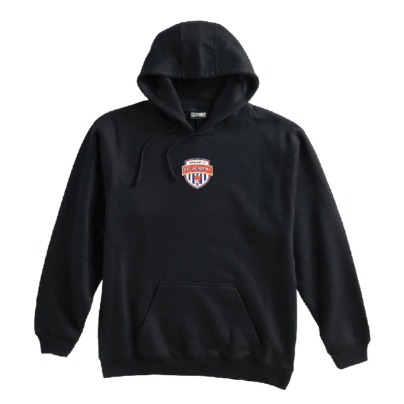 Cozy Hoodie for Weekend Relaxation-Parsippany SC Academy Seniors (Patch) Pennant Super 10 Hoodie Black