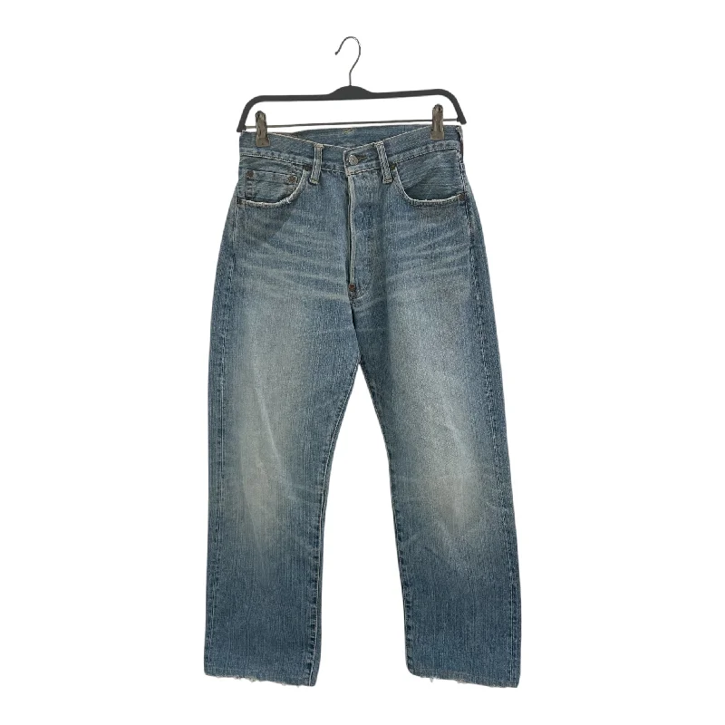 Comfortable Capri Pants for a Casual Day Out-EVISU/Straight Pants/28/Denim/BLU/Button Fly/EVISU LIGHT BLUE WASH