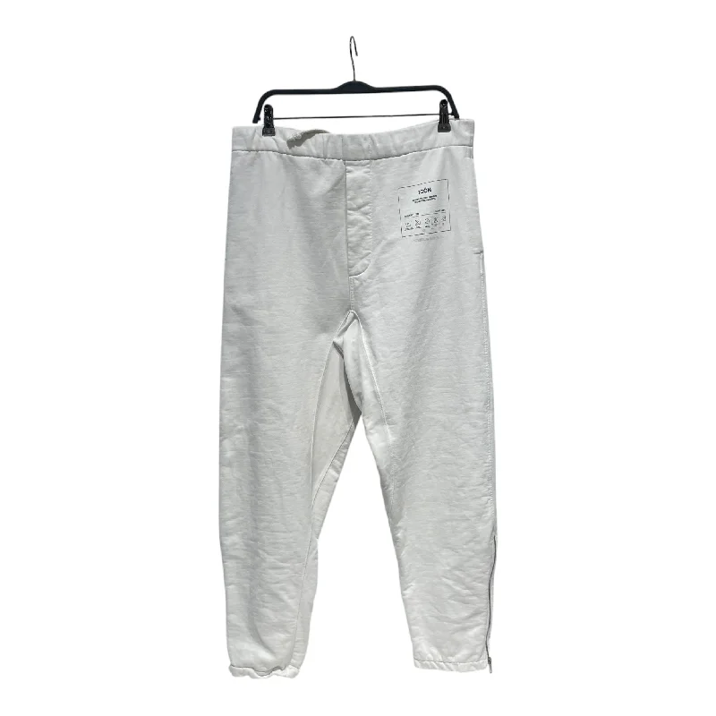 Stylish Cropped Cargo Pants for a Trendy Twist-Maison Margiela/Skinny Pants/48/Cotton/WHT/ICON SWEATPANTS