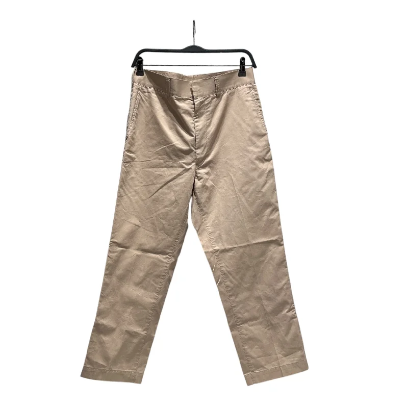 Classic Straight-Leg Pants for Casual Style-CDG/Straight Pants/S/Cotton/BEG/SLACKS