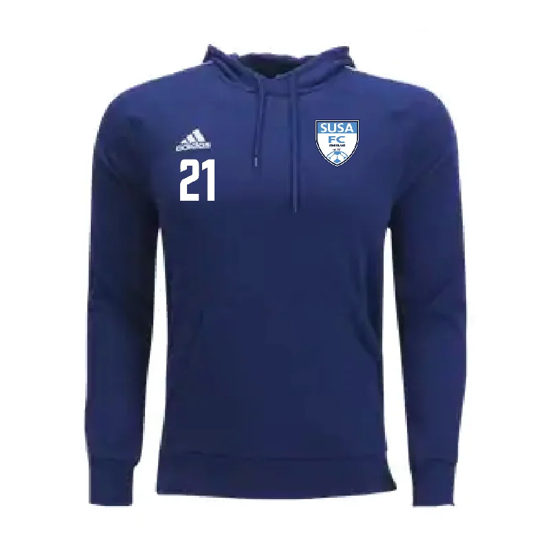 Practical Hoodie for All-Day Wear-SUSA Junior Academy adidas Core 18 Hoodie Navy