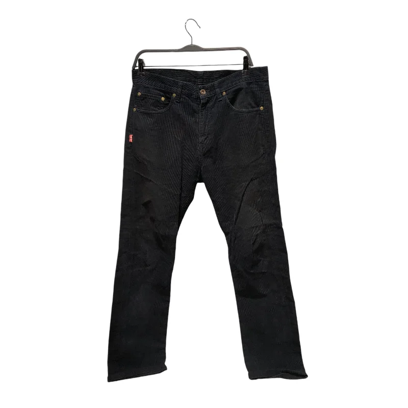 Stretch Denim Pants for Added Comfort and Fit-NEIGHBORHOOD/Straight Pants/M/Cotton/BLK/corduroy