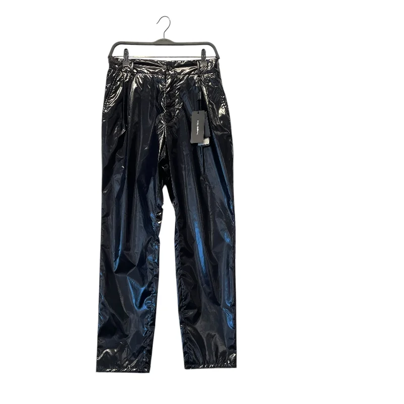 Soft Velvet Pants for Elegant Comfort-DOLCE&GABBANA/Straight Pants/44/BLK/VINYL