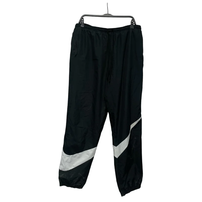 Fashionable Bootcut Pants for Retro Style-NIKE/KITH/Pants/XXL/Nylon/BLK/Big Swoosh On Bottom