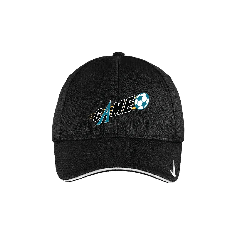 Fashionable Trucker Hat with Mesh Back-A Game Nike Dri-FIT Mesh Swoosh Flex Cap Black