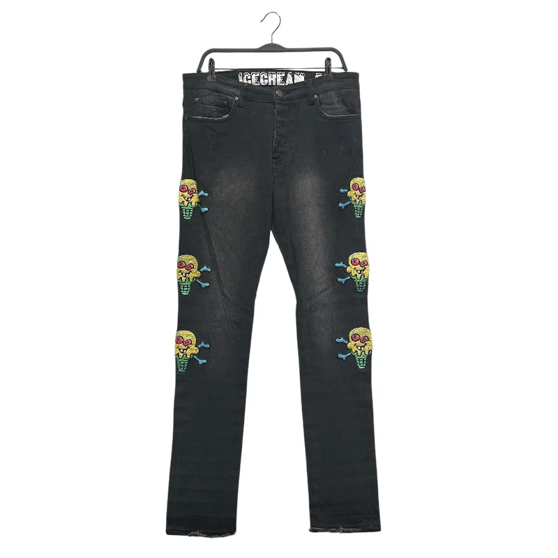 Fashionable Statement Pants for Bold Trends-BILLIONAIRE BOYS CLUB/Bootcut Pants/32/BLK/cones and bones