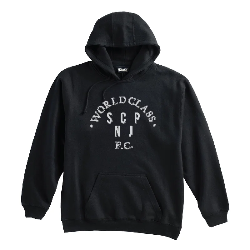 Premium Hoodie for Superior Softness-World Class SCP (Club Name) Pennant Super 10 Hoodie Black