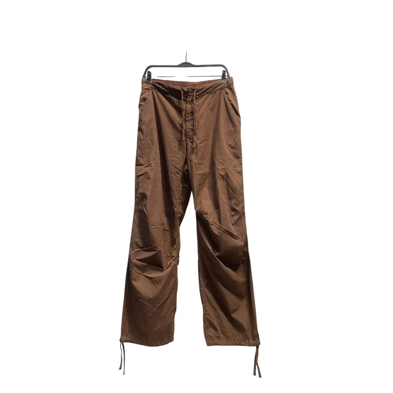 Warm Thermal Jogger Pants for Winter Workouts-Vintage Heavy /Pants/32/Cotton/BRW/parachute pants